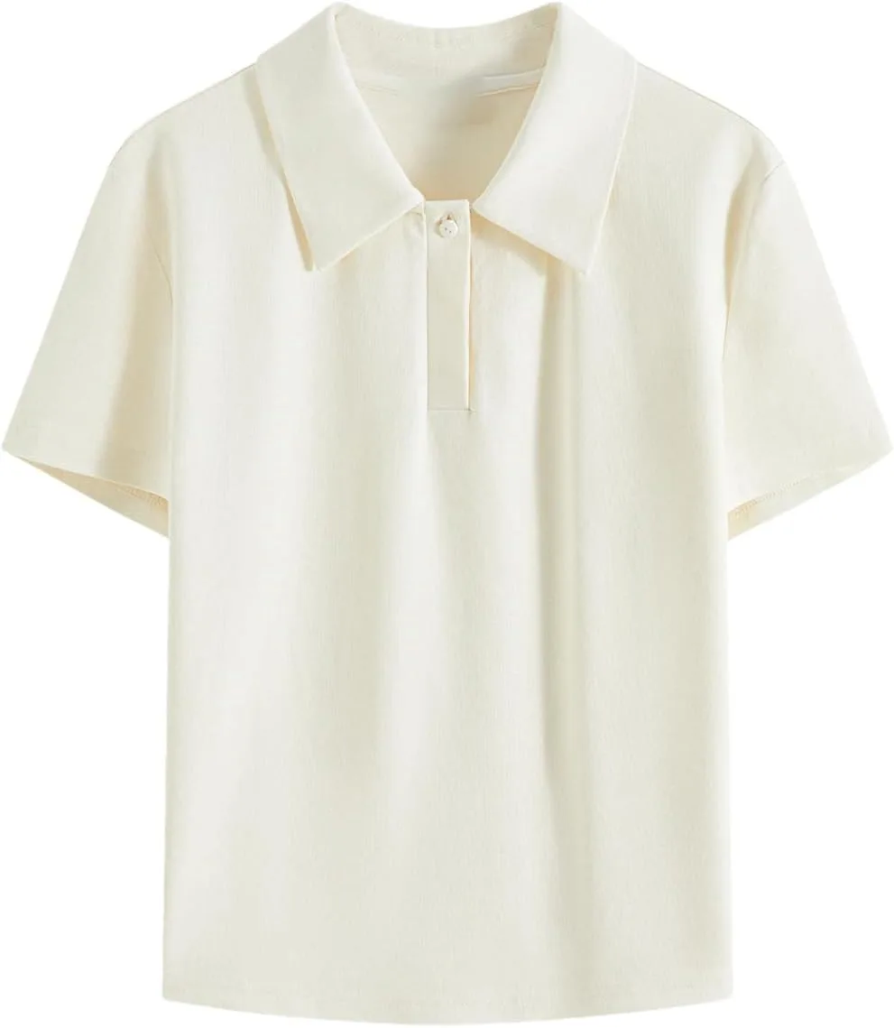 

Женская футболка-поло с коротким рукавом