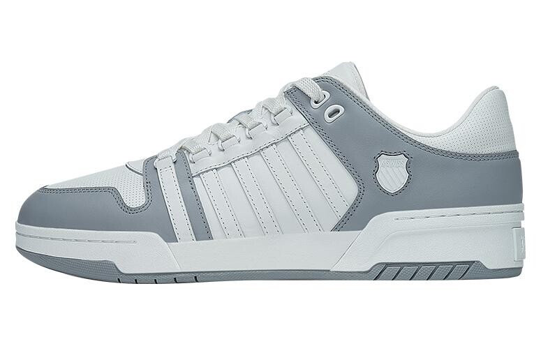 

Обувь для скейтбординга Мужская низкая белая/серая Kswiss, Белый, Обувь для скейтбординга Мужская низкая белая/серая Kswiss