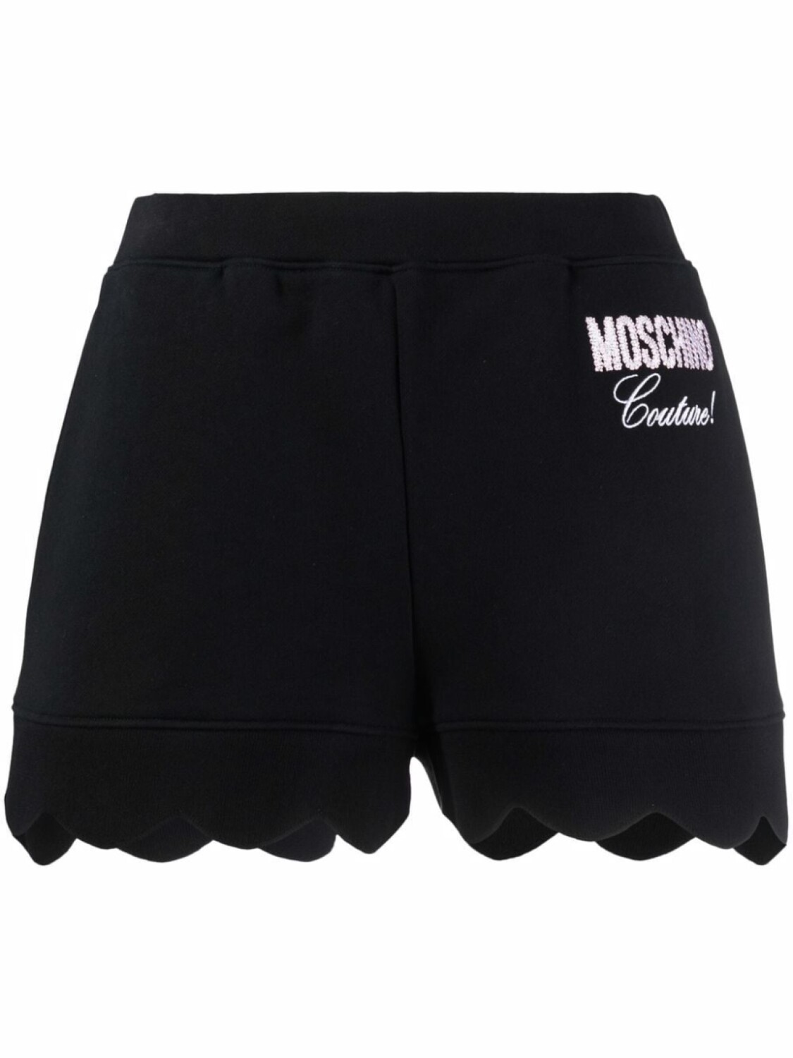 

Moschino шорты Couture с вышитым логотипом, черный