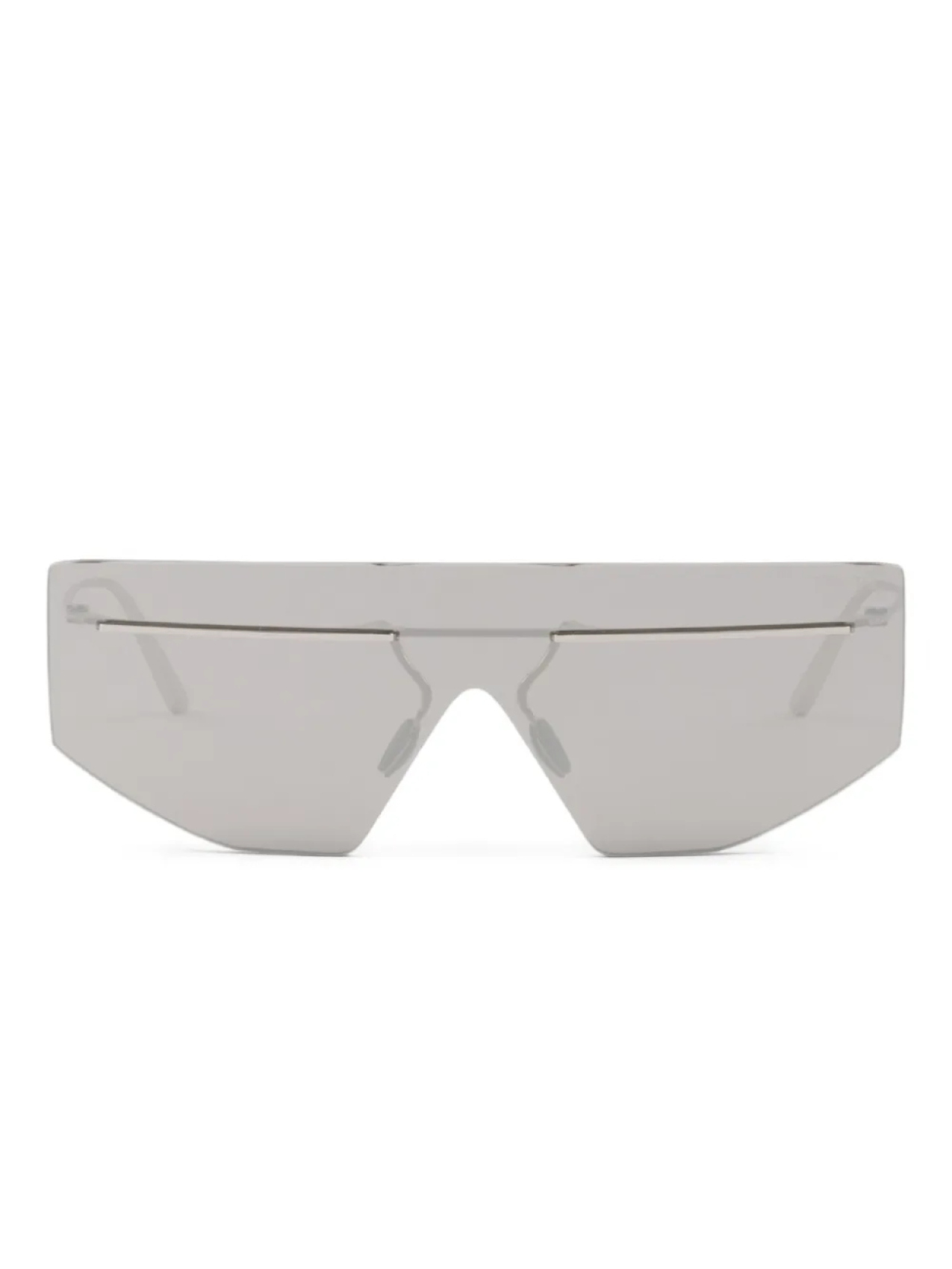

Солнцезащитные очки для подиума Prada Eyewear, серебряный