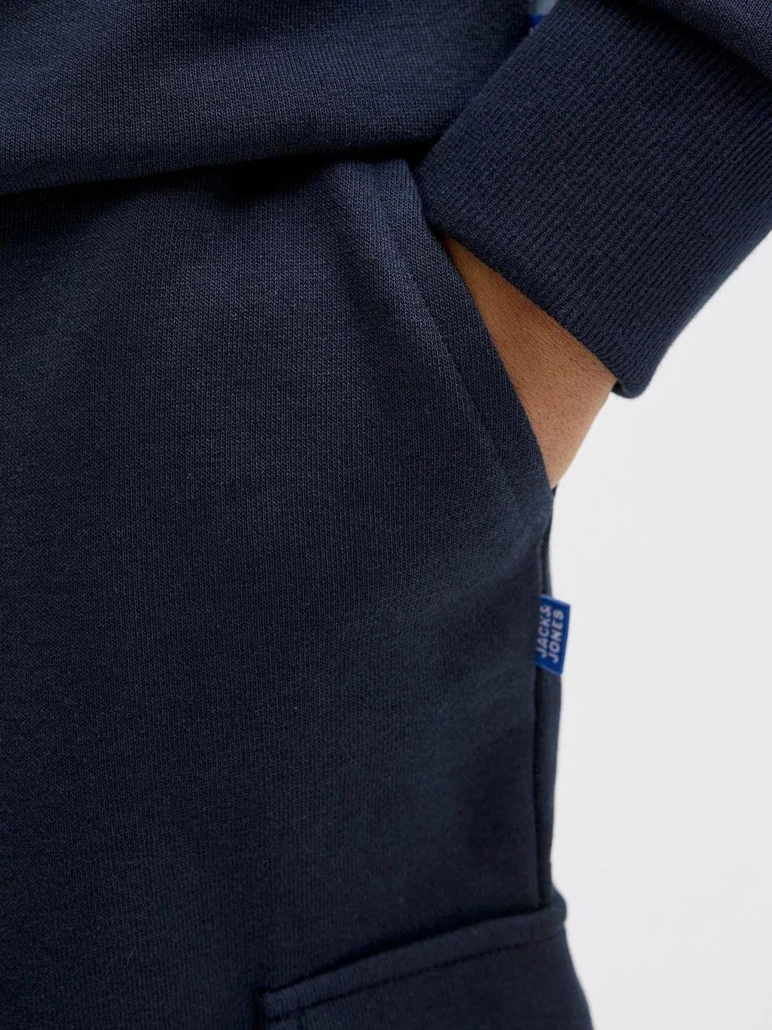 Спортивные шорты карго JACK & JONES Junior, navy blazer — фото 4