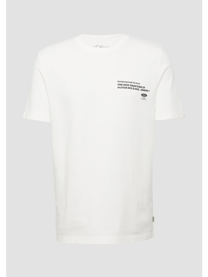 

Футболка в цвете 01D1_white s.Oliver, Белый, Футболка в цвете 01D1_white s.Oliver