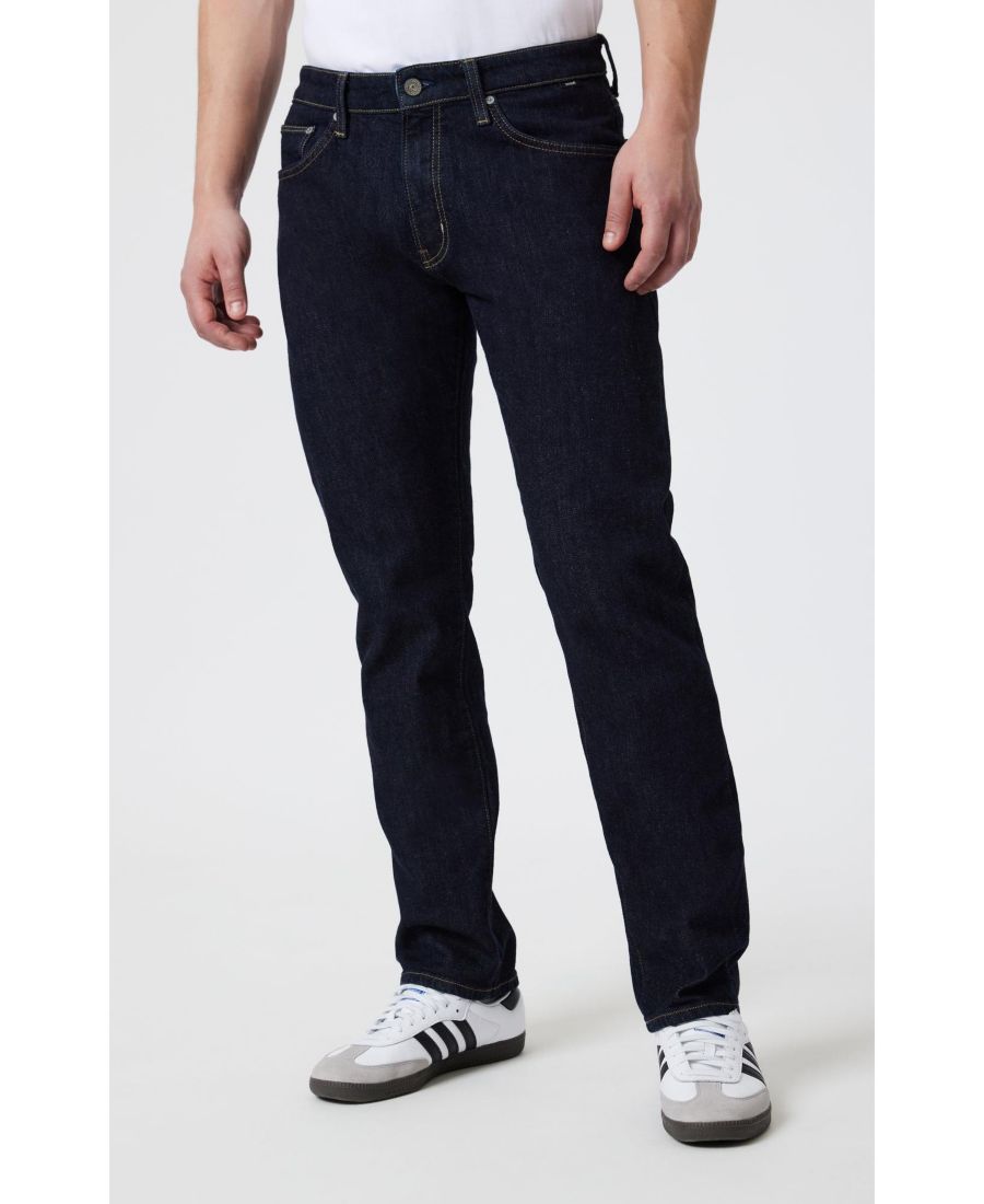 

Мужские брюки Mavi Marcus Slim Straight Leg с глубоким кромкой Mavi Jeans, Deep indigo