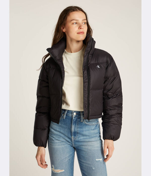 

Пуховик Calvin Klein Jeans Cropped Fit, черный