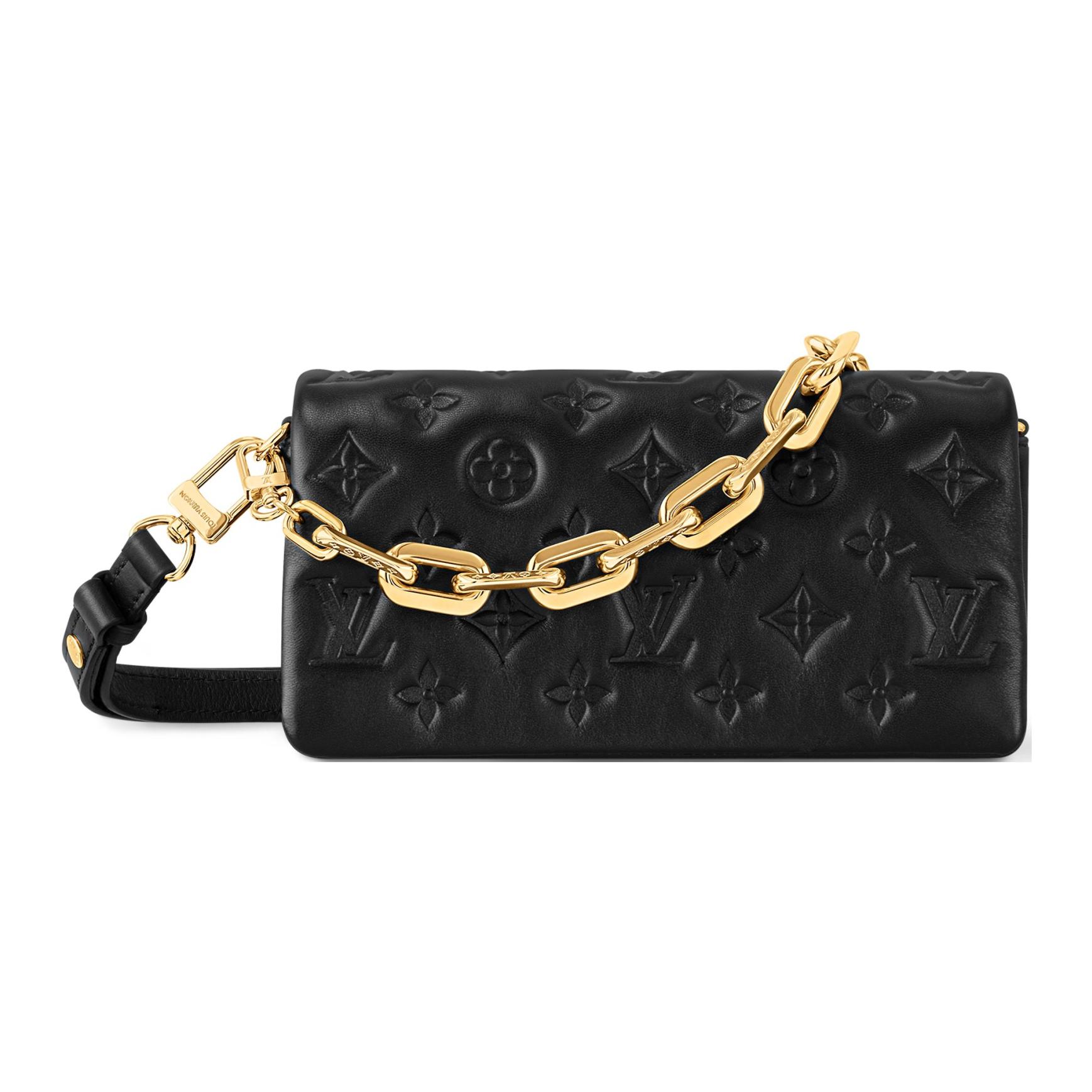 

Сумка-кошелек Pochette Coussin черная LOUIS VUITTON