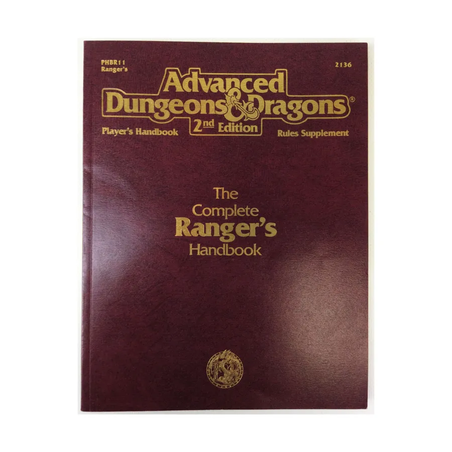 

Complete Ranger's Handbook (3rd Printing), Advanced Dungeons & Dragons (2nd Edition) - Player's Guides & Books, мягкая обложка