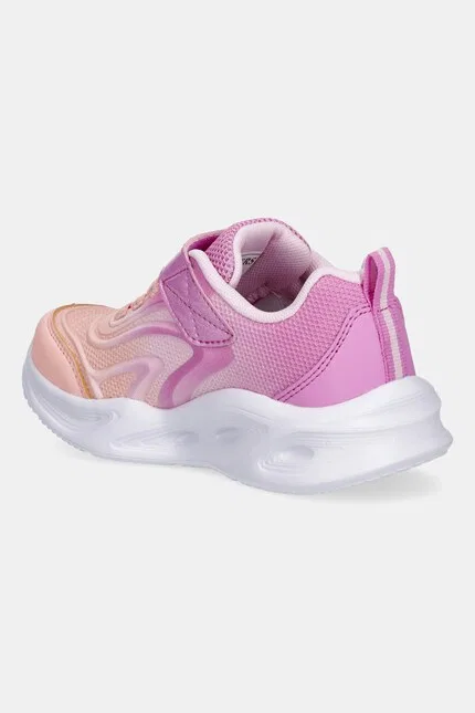 Кроссовки со светящейся подошвой Skechers Sola Glow, розовый — фото 3