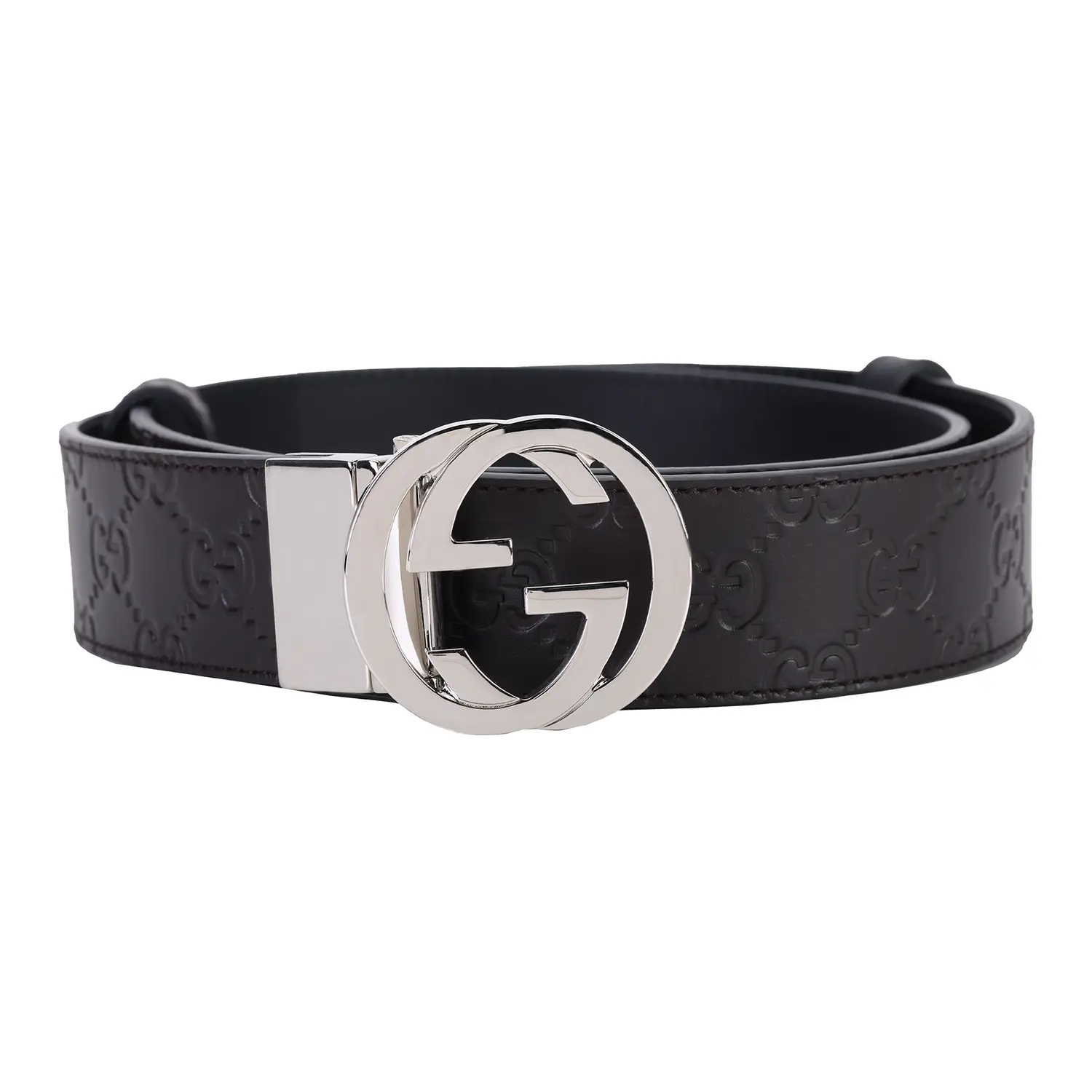 

GUCCI Двусторонний ремень Gg Supreme, Black