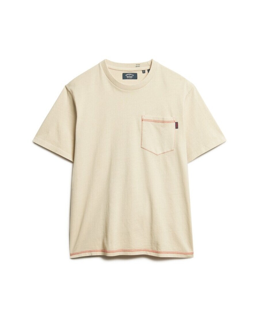 

Классическая футболка Superdry Shirt, экрю