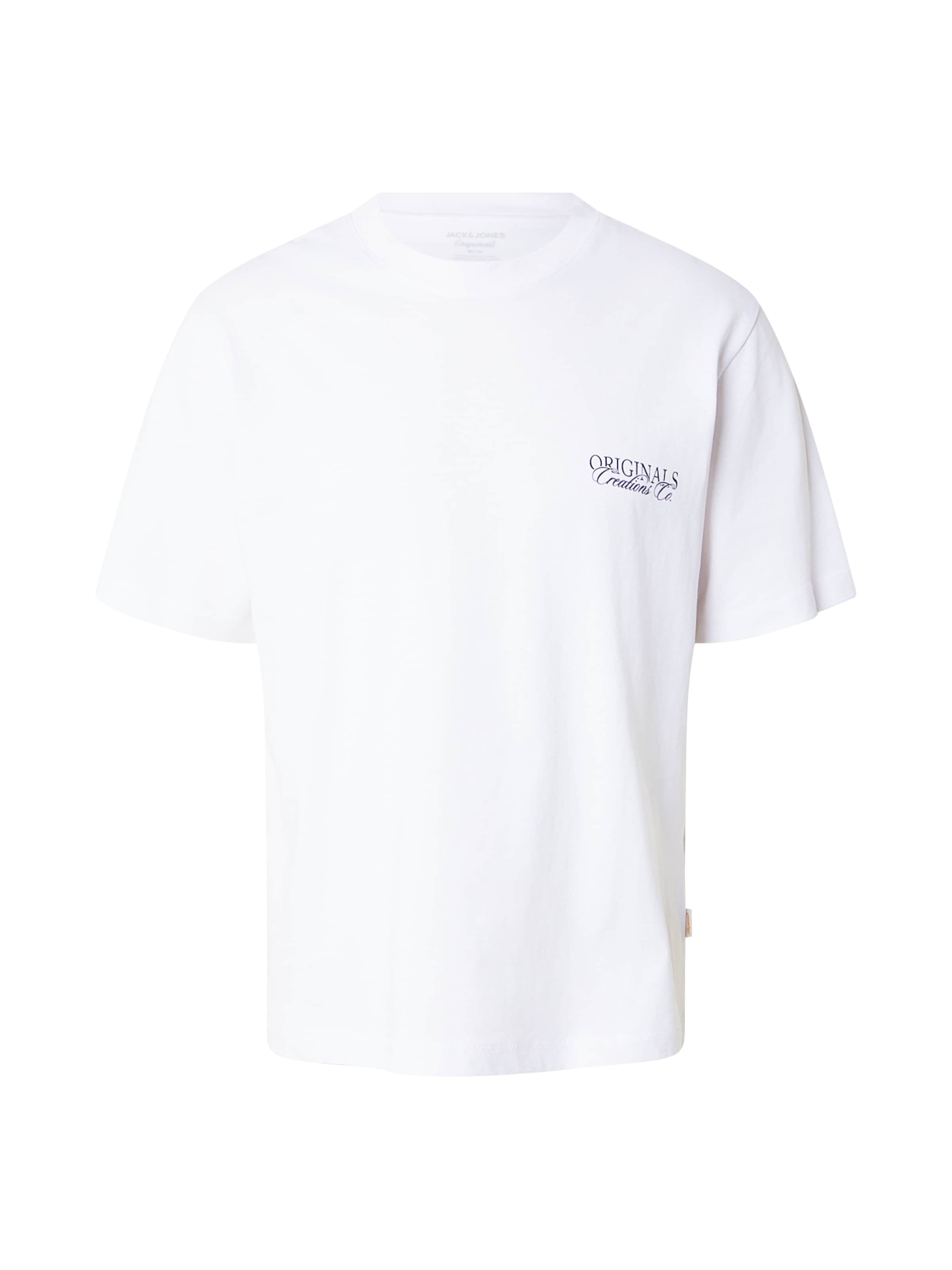 

JACK & JONES Футболка 'JORCATSKILLS' в белом цвете