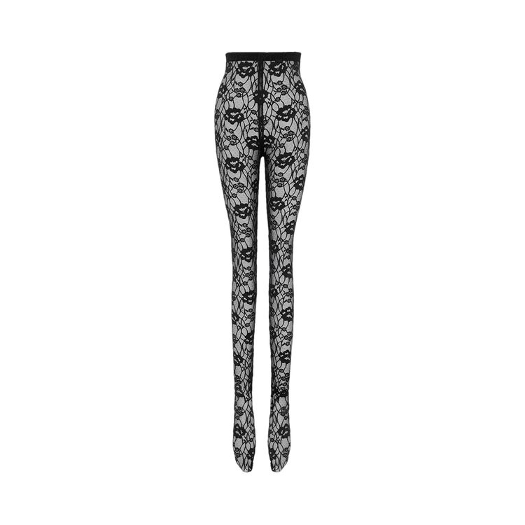 

Леггинсы Saint Laurent Lace Leggings, черный