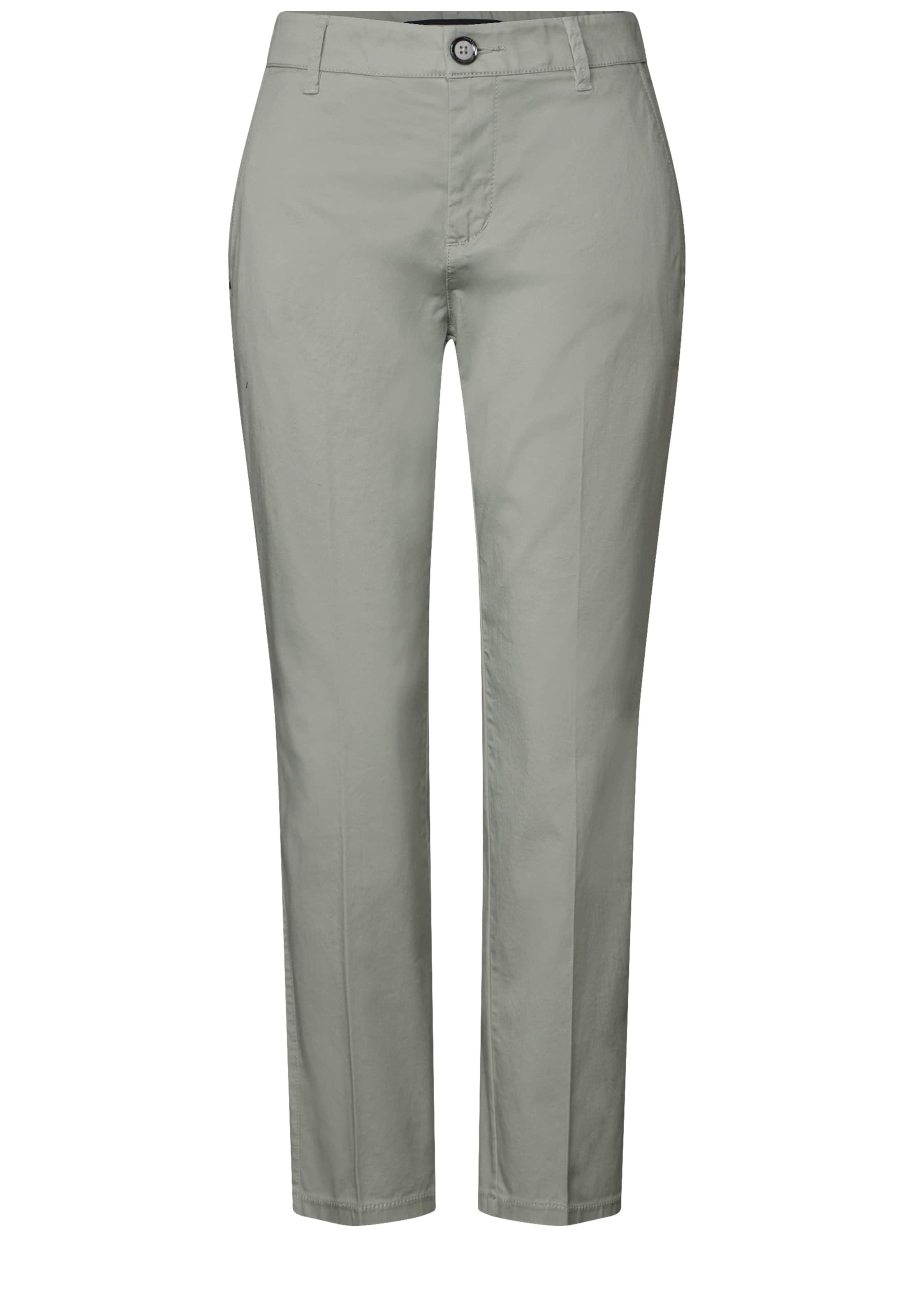 

STREET ONE Обычные плиссированные брюки в пастельно-зеленом цвете