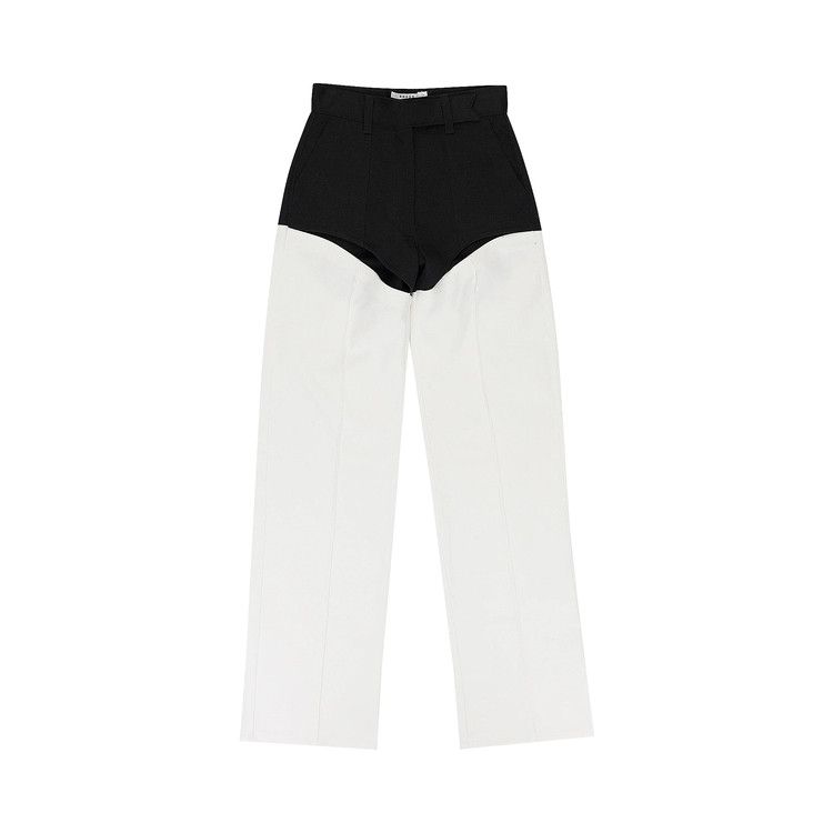 

Брюки Rhude Cut Out Moto Straight Pants, Black/White