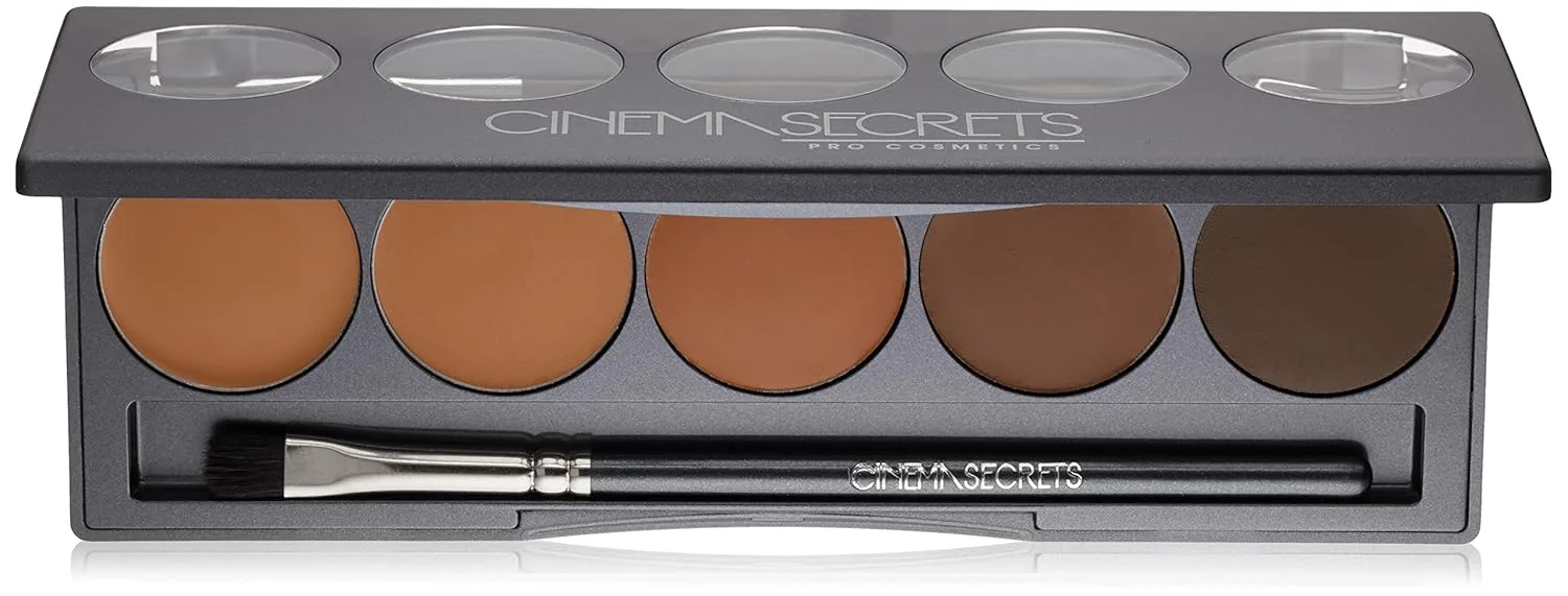 Cinema Secrets Ultimate Foundation 5-in1 Palette - тональная основа с наращиваемым покрытием, матовым финишем, без парабенов, для коррекции цвета, контуринга и хайлайтинга 24.95 г (1 шт.), 200 Series