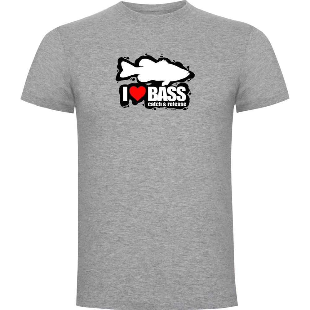 

Футболка Kruskis I Love Bass, серый