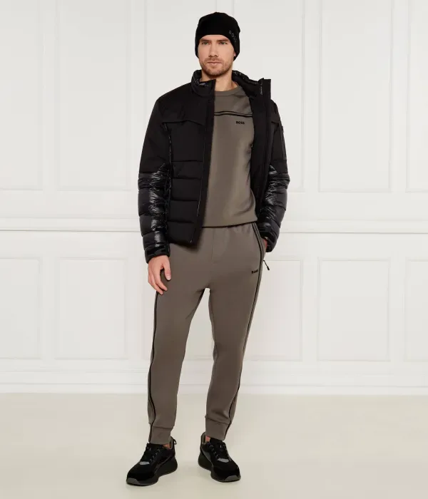Толстовка Salbo 1 regular fit Boss Green, серый — фото 2