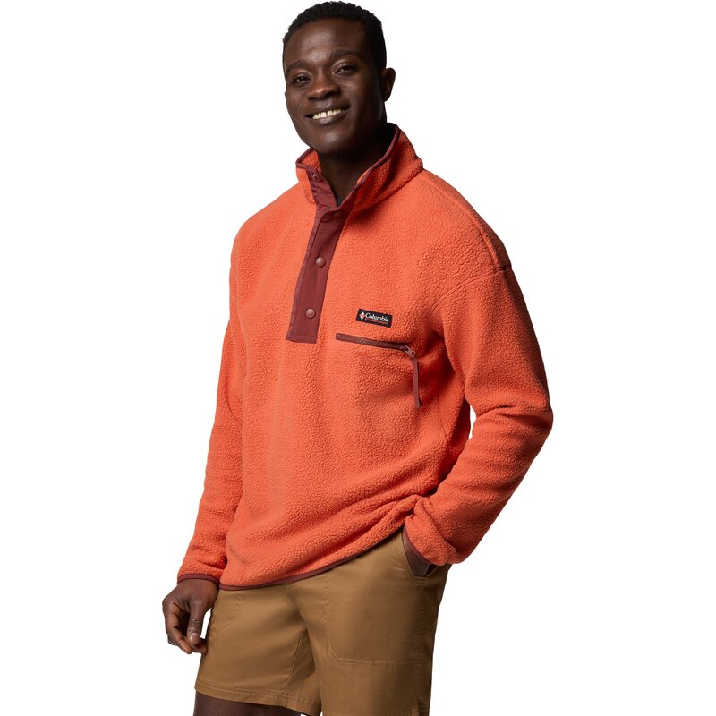 

Пуловер Helvetia II с полукнопочным флисом Columbia, цвет tuscan