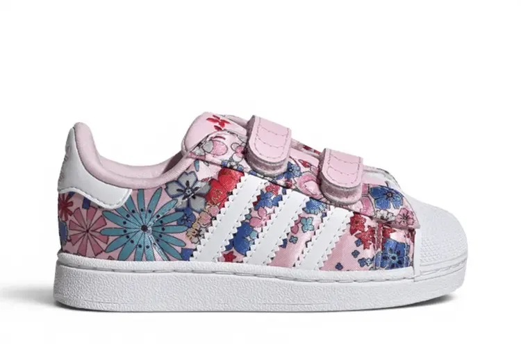 Детские кроссовки Liberty London x Adidas Campus 00s, розовый