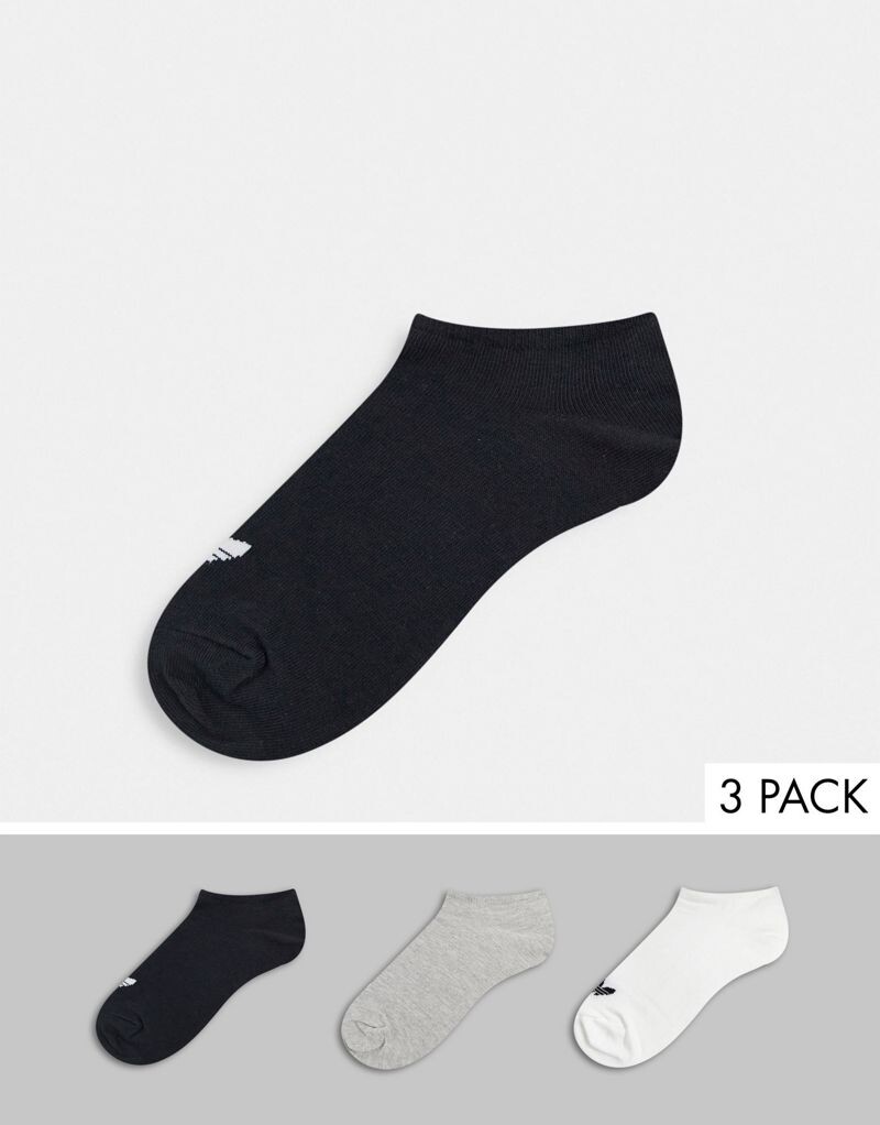 

Набор разноцветных спортивных носков adidas adicolor Trefoil, 3 шт