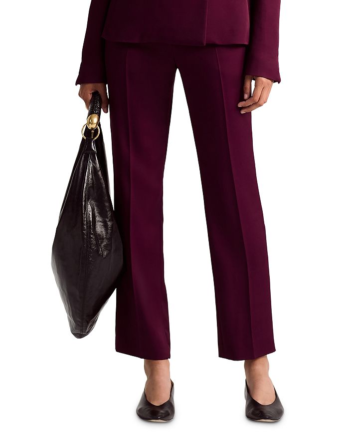 

Прямые брюки Todd Altuzarra, фиолетовый