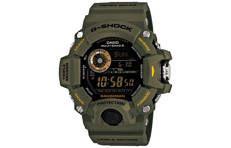 

CASIO Мужские часы серии MASTER OF G-LAND Black Watch GW-9400-3