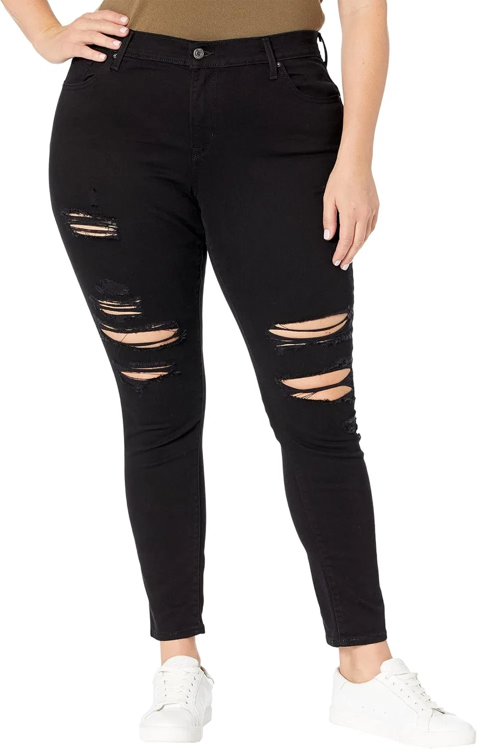 Джинсы скинни Levi's, черный