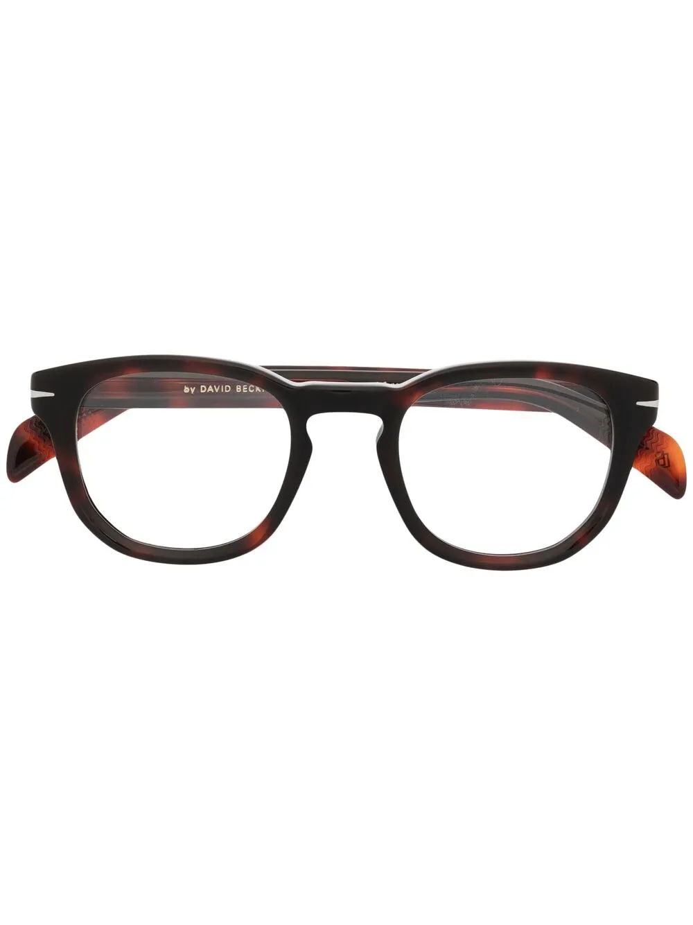 

Очки в оправе черепаховой расцветки Eyewear by David Beckham, коричневый