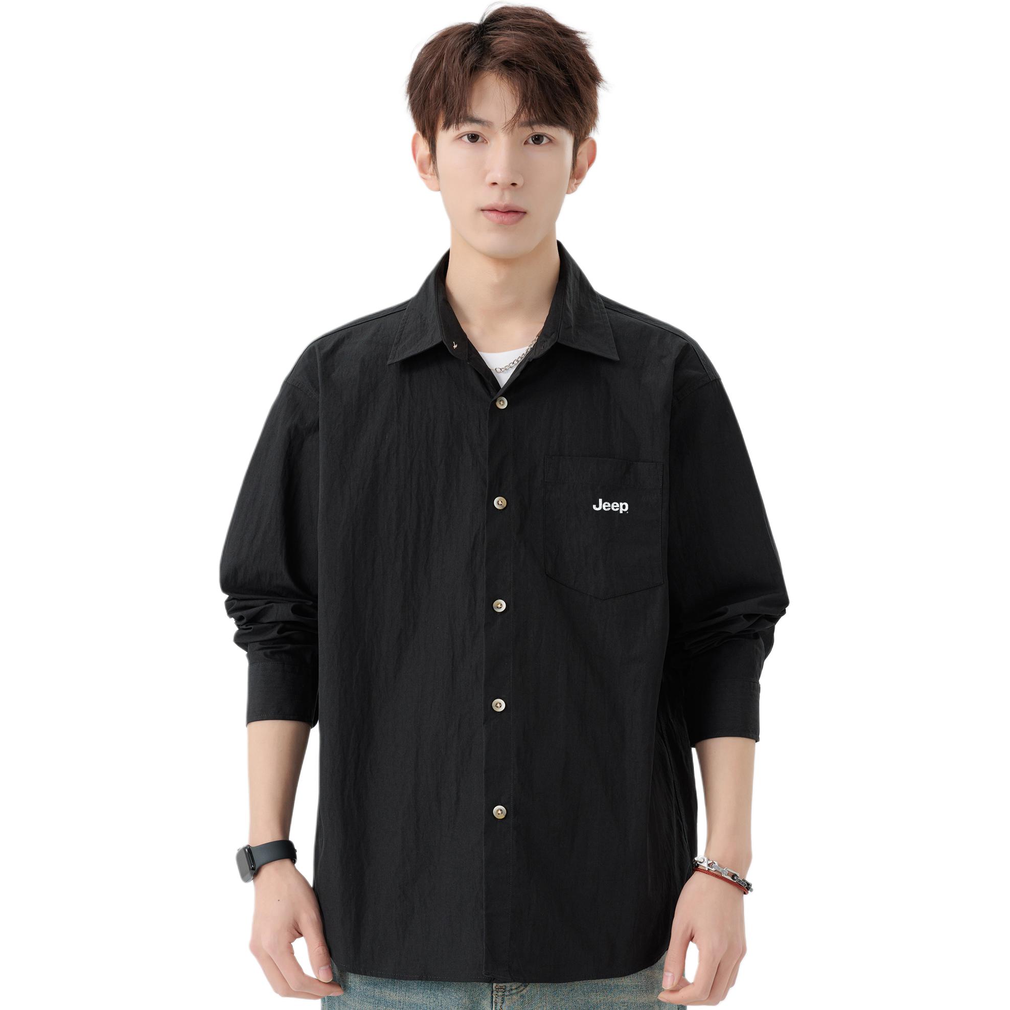 

Рубашка Unisex Lapel Thin Shirt Jeep, army зеленый