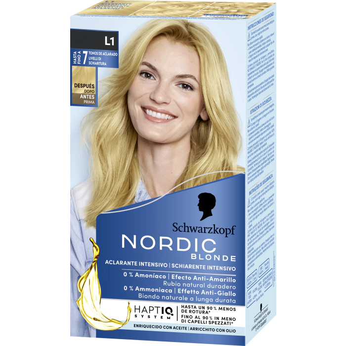 

Краска для волос nordic l1 aclarante intensivo Schwarzkopf, цвет standard
