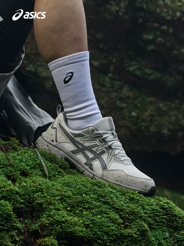 Кроссовки унисекс Asics Gel-Venture 8 спортивные, черный / серый — фото 4