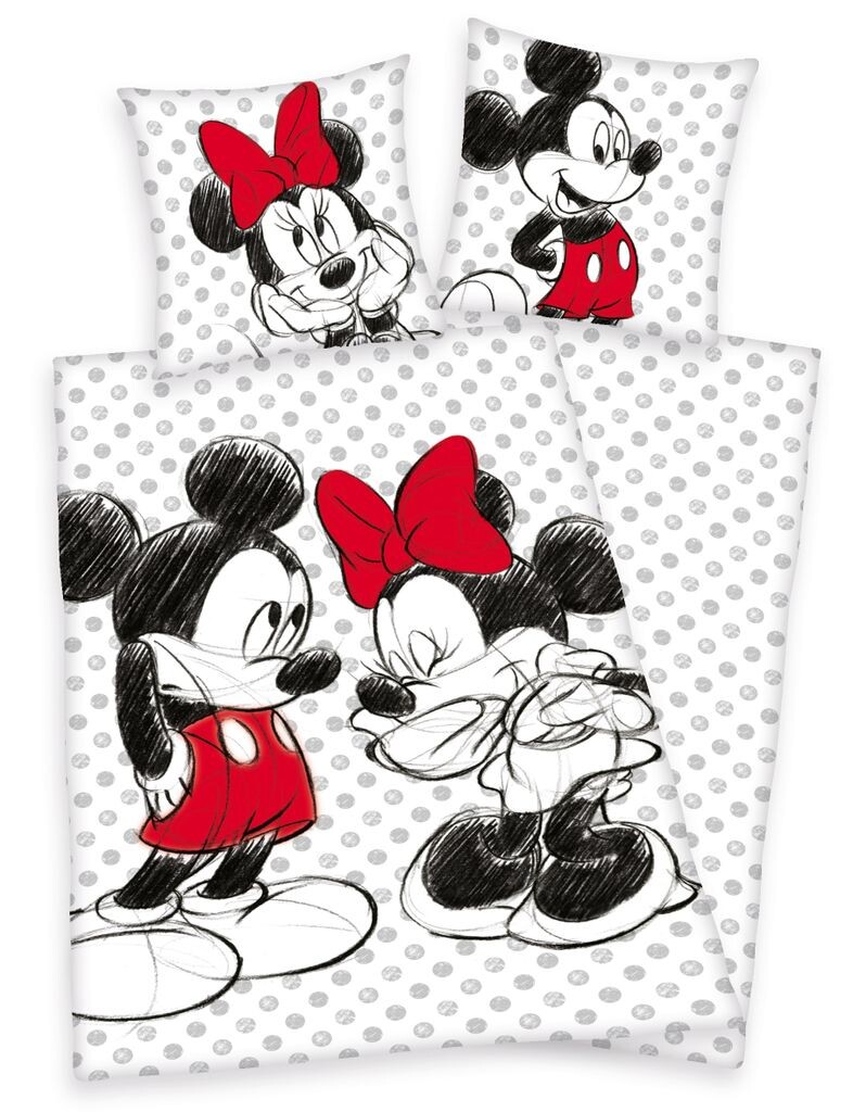 

Постельное белье Disney's Микки + Минни Маус 80х80+135х200 см