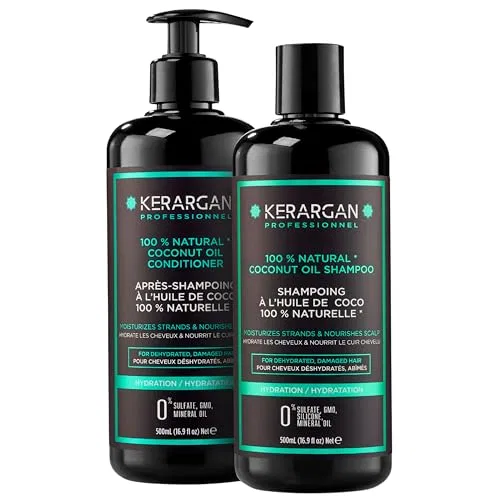 Увлажняющий дуэт шампунь и кондиционер с кокосовым маслом от Kerargan Kerargan