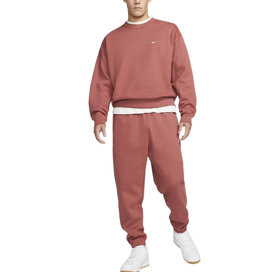 Худи Nike swoosh logo crew neck sweatshirt 'Rose' DA0318-691 — фото 3
