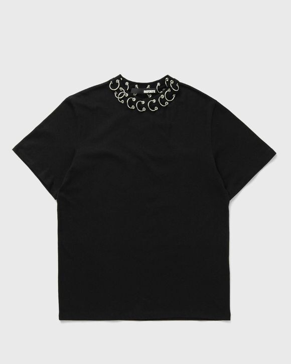 

Топ Rotate Birger Christensen Oversized Ring T-Shirt, черный