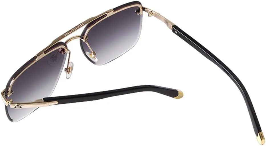 

Винтажные большие металлические солнцезащитные очки для мужчин и женщин, солнцезащитные очки, очки для мужчин с защитой от УФ-излучения UV400 TYUVIVO, C4