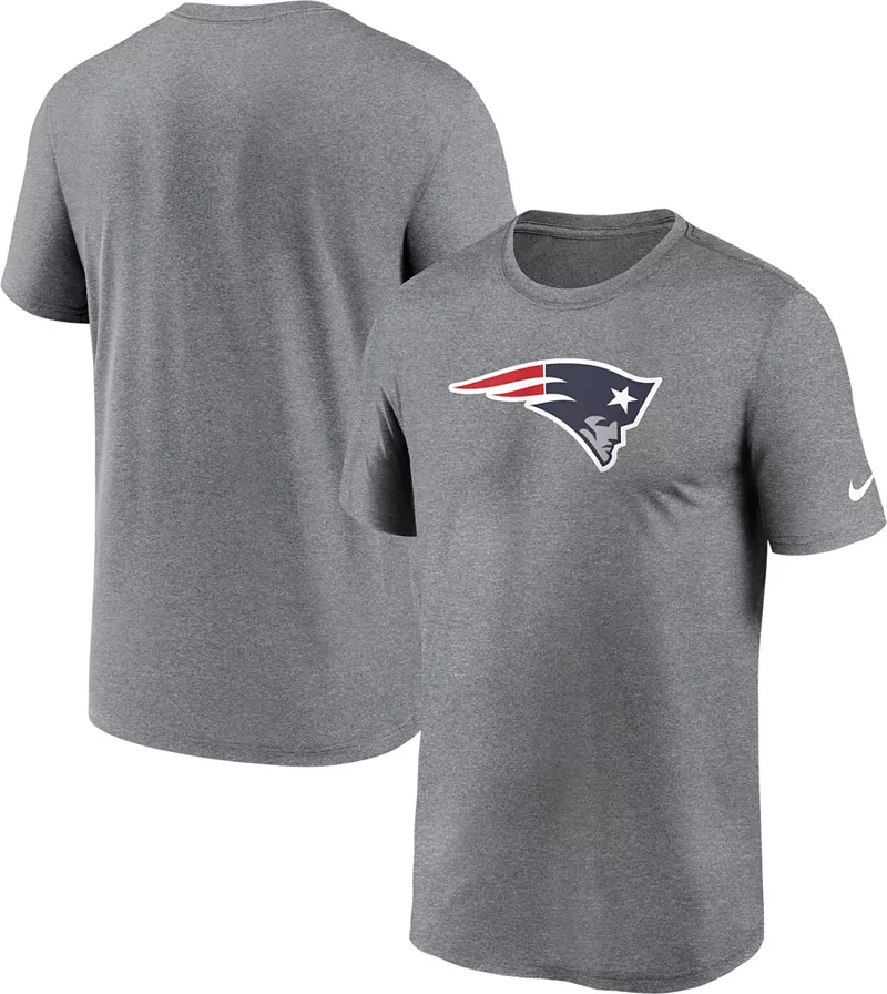 

Мужская футболка Nike New England Patriots Legend Logo Heather Grey