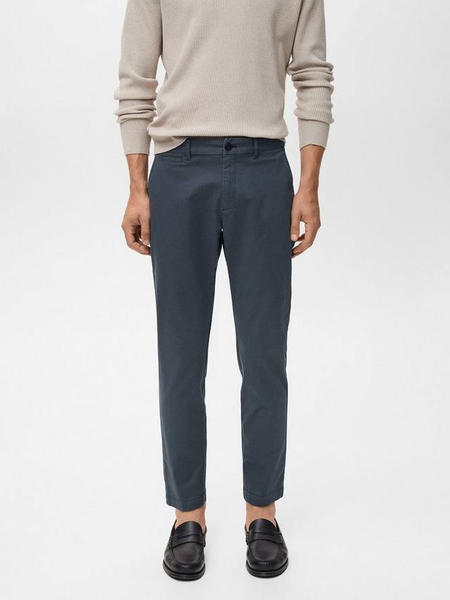 

Брюки чинос Mango, Medium Blue