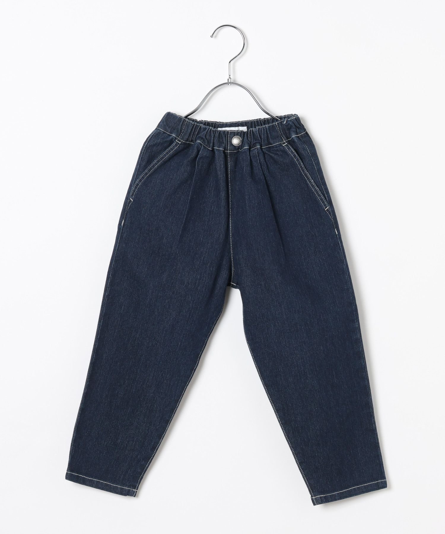 Эластичные брюки-баллоны Sugorak / 100-120 см / 625190 GLOBAL WORK, Blue Denim 86
