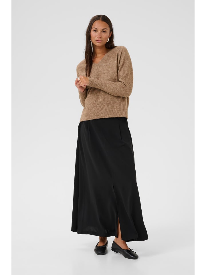 

Kaffe Вязаный свитер KAniel Baggy fit в цвете Toasted Coconut Melange