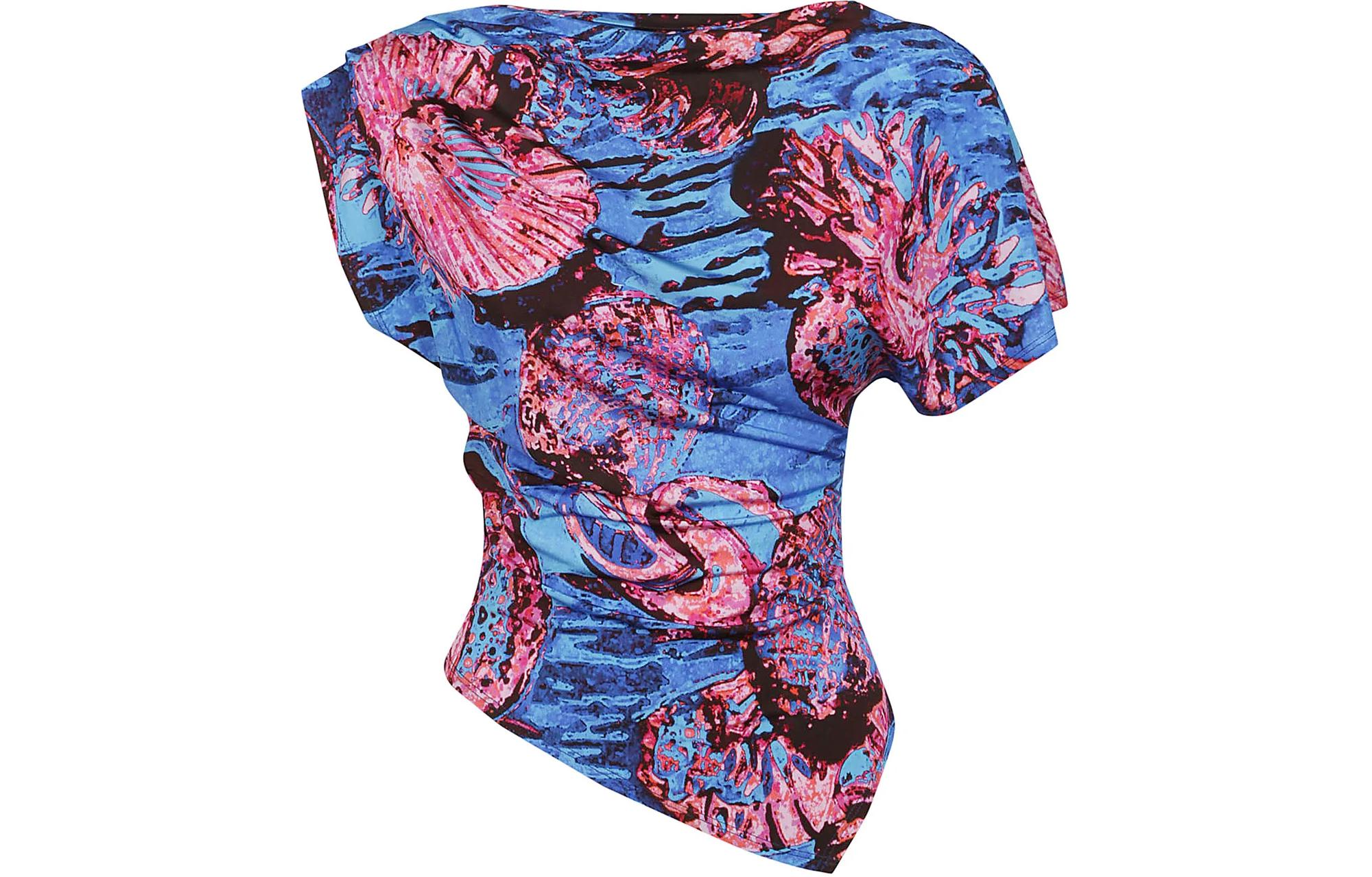 

Футболка женская разноцветная PINKO, мультиколор