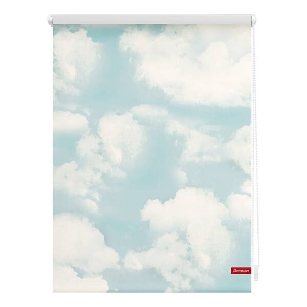 

Рулонные шторы Lichtblick Wolken, 80x150x6 см цвет hellblau/weiß
