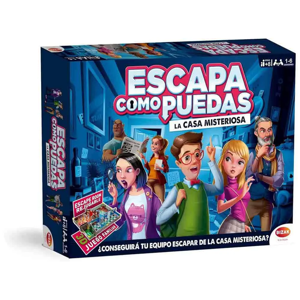 

Детская настольная игра Asmodee Escape As You Can, мультиколор