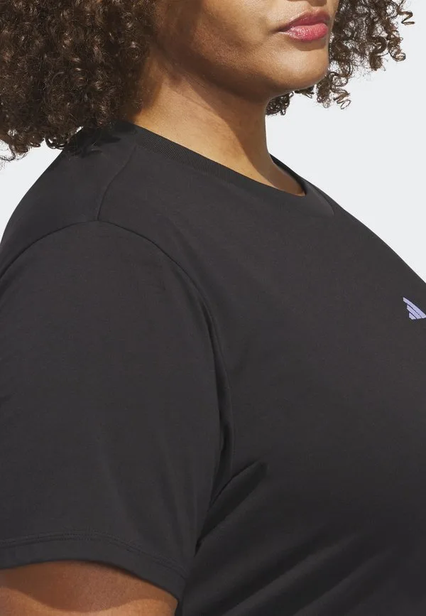 Базовая футболка с небольшим логотипом essentials Adidas Sportswear, Black/White — фото 3