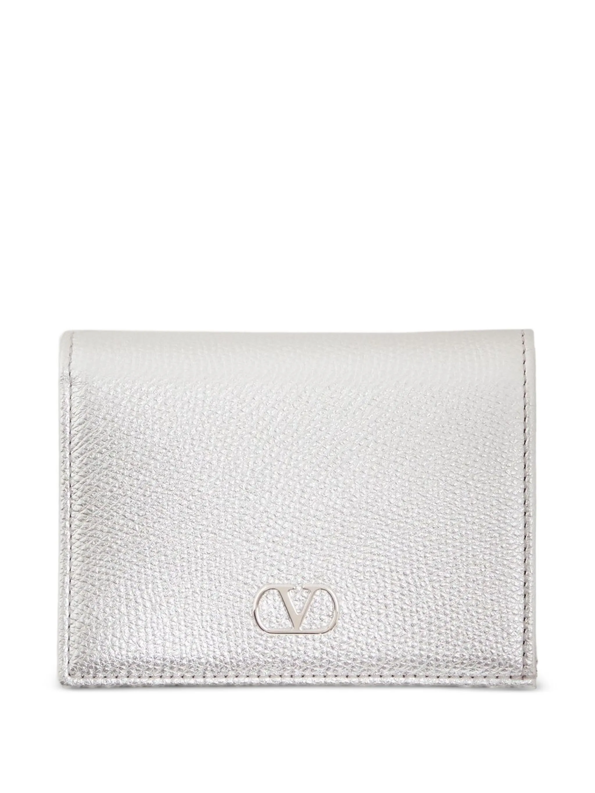 

Кошелек с логотипом VLogo Signature Valentino Garavani, серебристый
