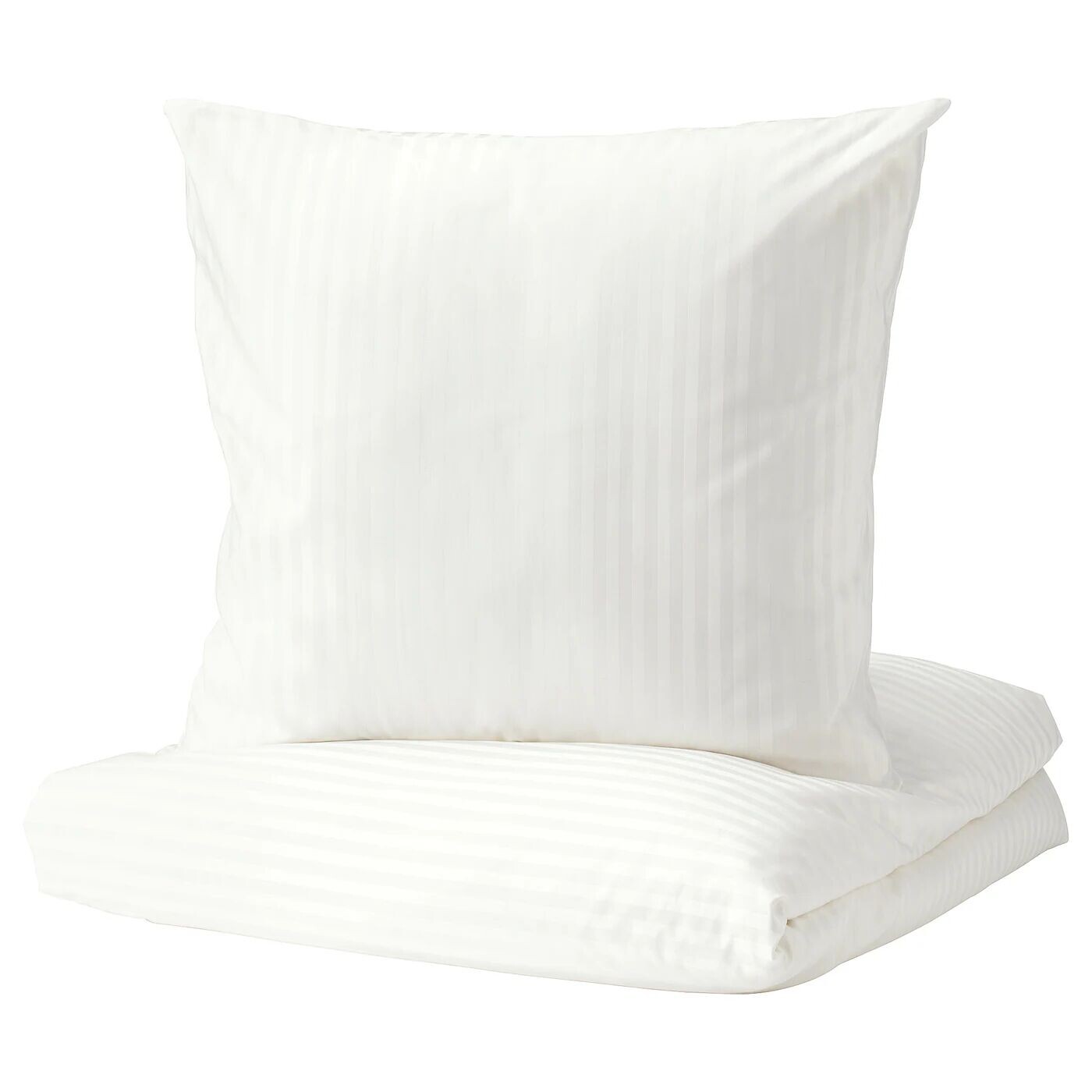 

Комплект постельного белья, 3 шт., белый, 240х220/80х80 см, NATTJASMIN IKEA