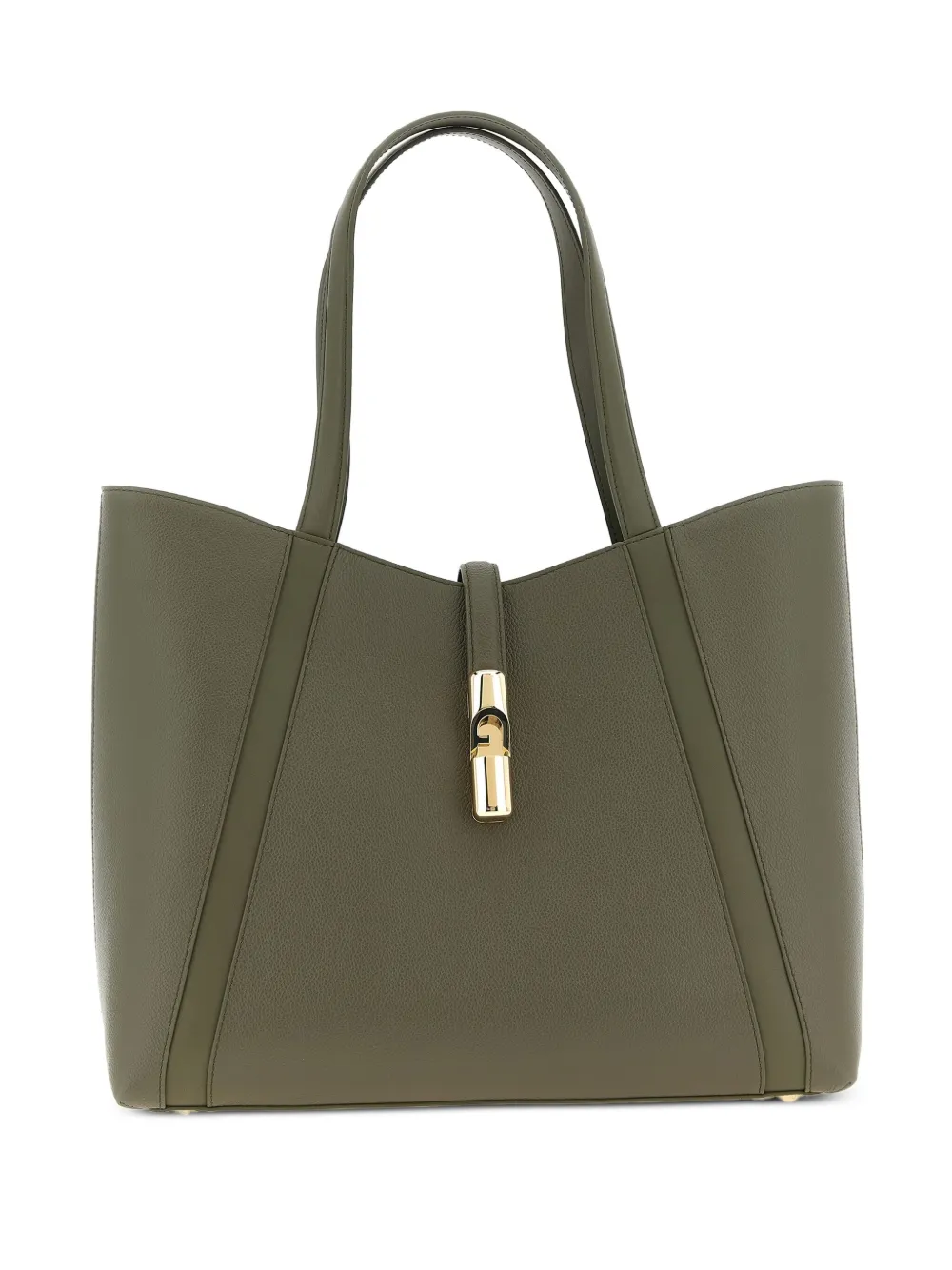 

Большая сумка-тоут Goccia L Furla, зеленый