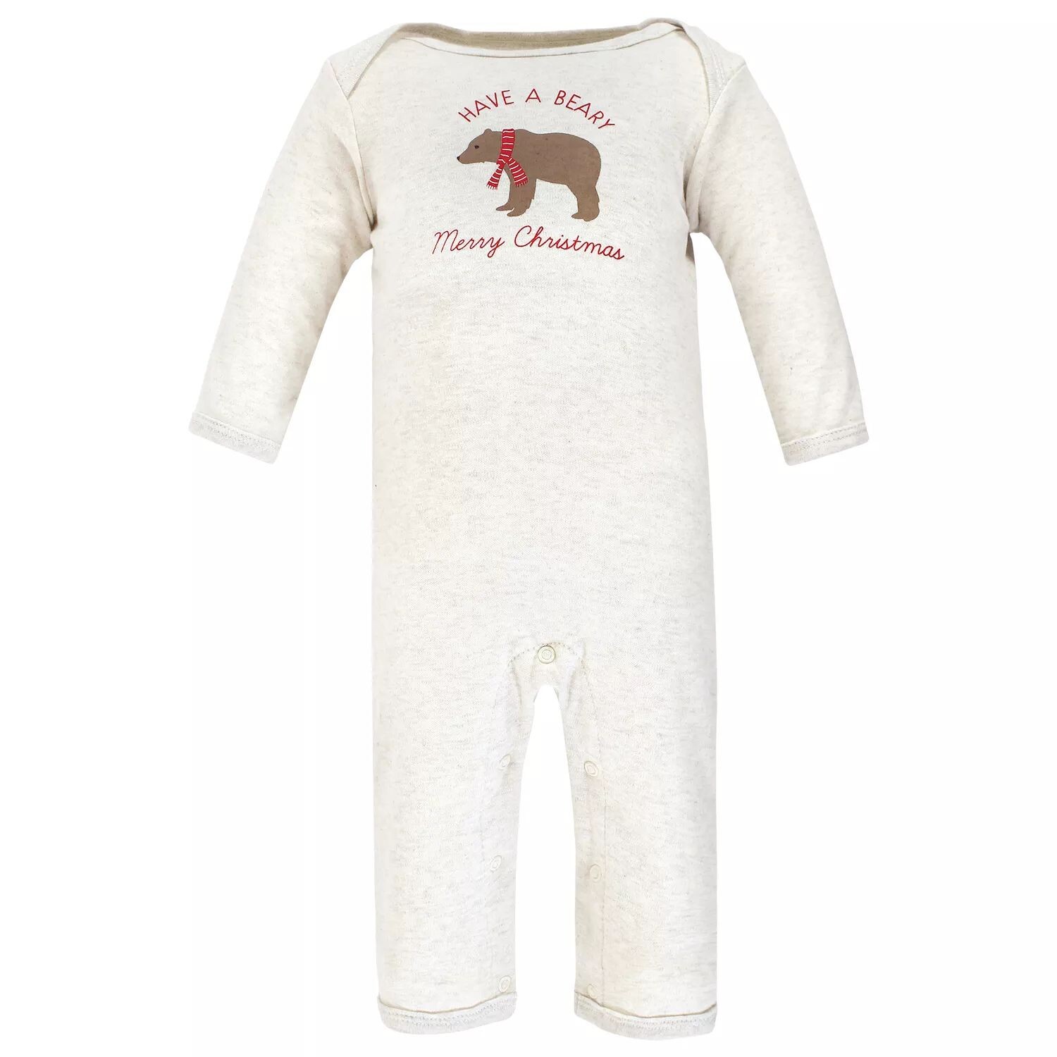 Хлопковый комбинезон для мальчиков Hudson Baby Infant, Moose Be Christmas Hudson Baby — фото 3