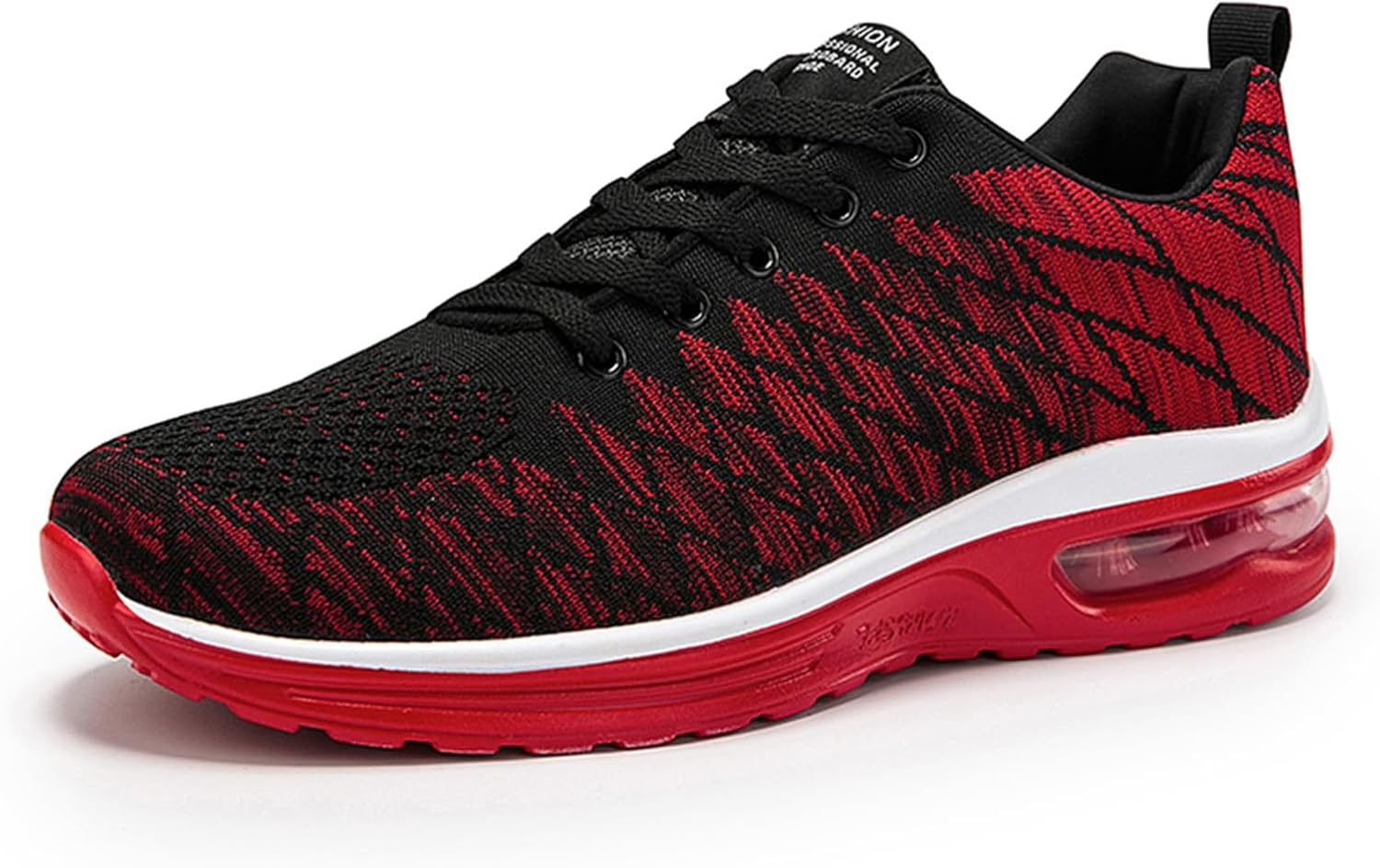 

Мужские летние дышащие кроссовки из сетки, модные беговые кроссовки для мужчин, легкая комфортная обувь для прогулок на улице Generic, черный/красный