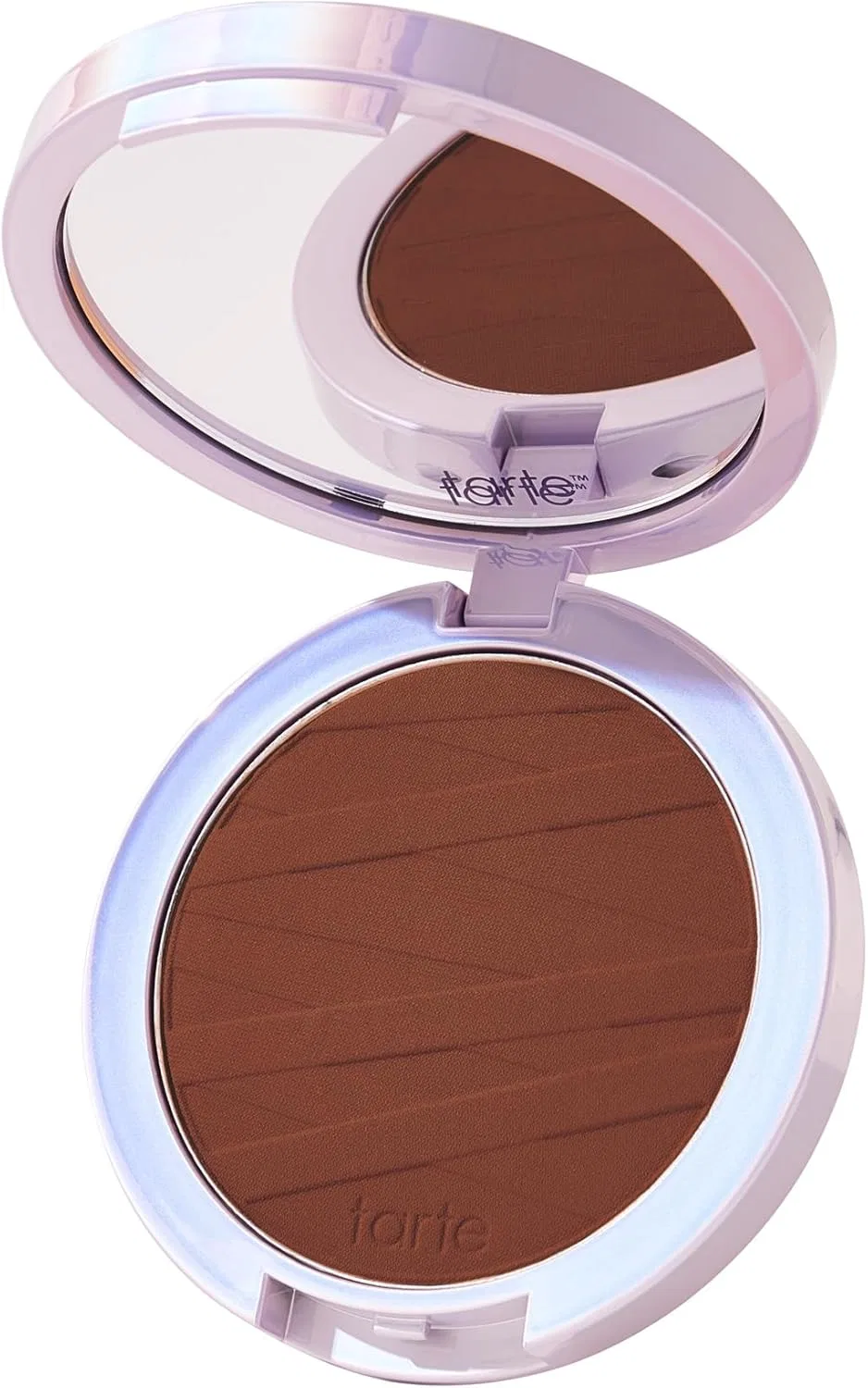 Пудра компактная Tarte Face Tape Press Powder, среднее покрытие, водостойкая, с гиалуроновой кислотой и снежным грибом, оттенок 60W Mahogany Warm