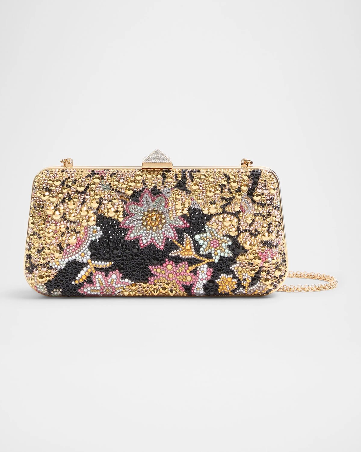 

Клатч Carry Secrets Floral Crystal Minaudiere Valentino Garavani, цвет Multi Crystal